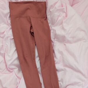 Rust High-Waisted Leggings